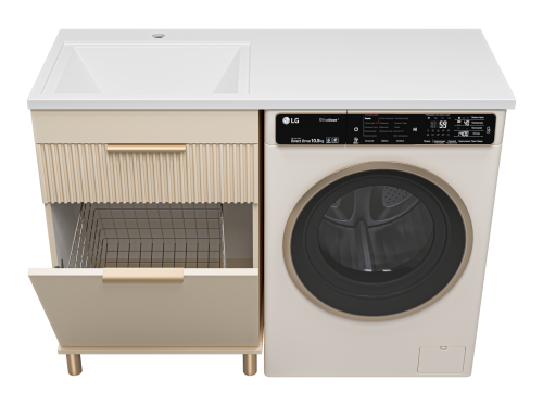 Тумба под раковину Brevita Enfida ENF-07060-031Я 58х48х76 напольная - фото 3