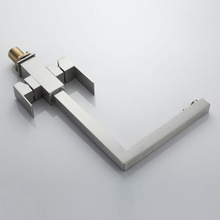 Смеситель для кухни Shevanik S148L на мойку сатин