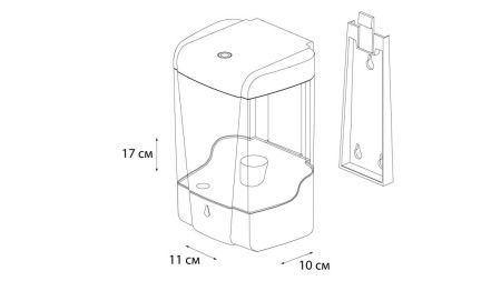 Дозатор жидкого мыла Fixsen Hotel FX-31012G