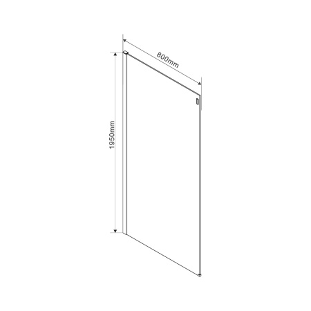 Душевой уголок Vincea Como VSR-1C8013CL 130х80 стекло прозрачное профиль хром глянцевый без поддона