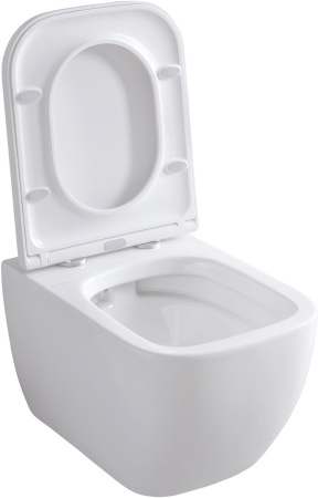 Чаша унитаза подвесная Allen Brau Infinity 4.21004.20 цвет белый без сиденья безободковая каскадный смыв