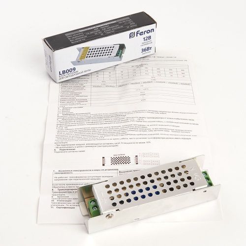 Блок питания для светодиодной ленты Feron 48007 - фото 5