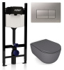 Комплект унитаз с инсталляцией Valsir KIT VSCrM 7334GM Slim P1