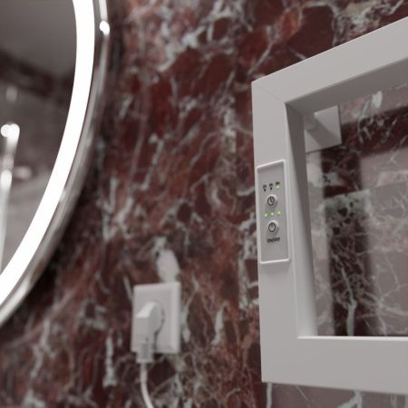 Полотенцесушитель Altasan ШалимарПроф ШалимарПроф8050БМ подвесной 51х83 электрический белый матовый