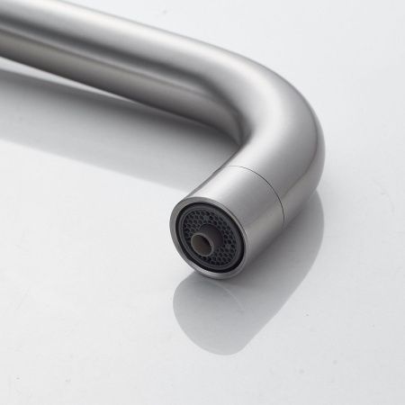 Смеситель для кухни Shevanik S228L на мойку сатин