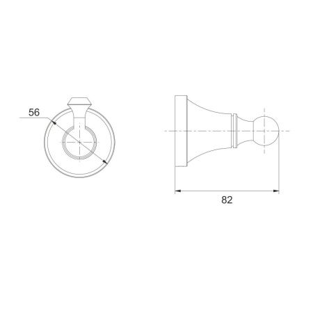 Крючок Rose RG19T RG1911T
