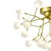 Люстра потолочная Natali Kovaltseva Grace (Граце) GRACE 75126/6C GOLD SATIN