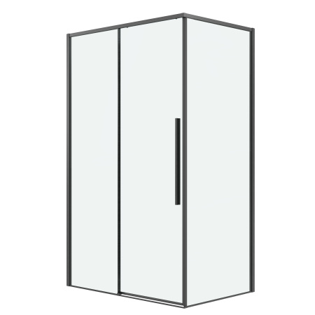 Боковая стенка Grossman Galaxy 200.K33.01.100.42.00 100x195 стекло прозрачное профиль графит сатин