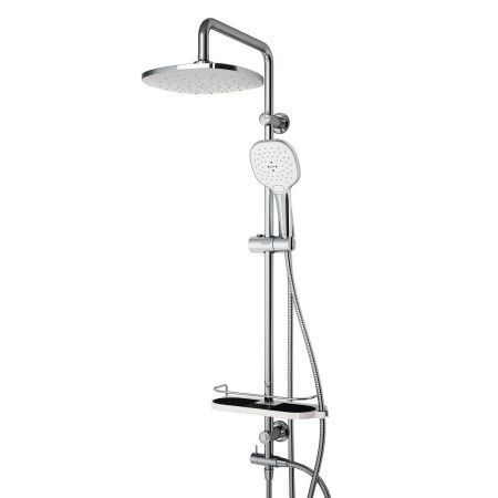 Душевая стойка Dorff Prime D0740000 настенная цвет белый/хром