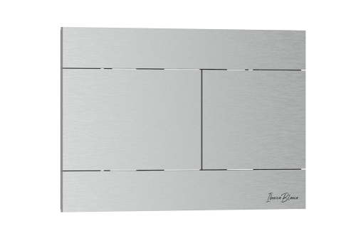 Клавиша смыва механическая Iberica Blanca INOX-R IB.B015.01 цвет серый - фото 2