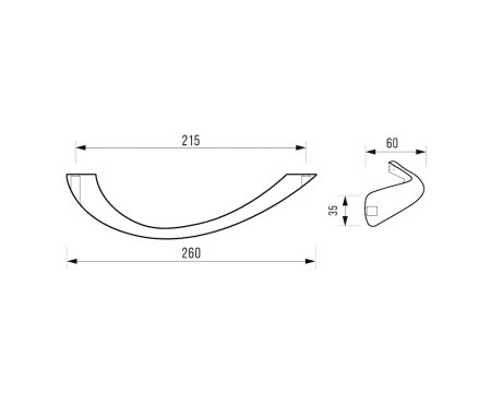Ручки для чугунных ванн Vinsent Veron VH008CH