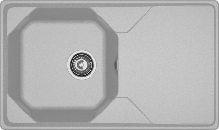 Кухонная мойка Granfest Unique U-840L серый 84х50 цвет серый поверхность матовая