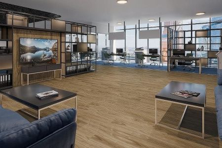 Кварцвиниловая плитка Damy Floor FAMILY LVT 0036-2-LVT Орех Европейский толщина 0.25 см 43 класс 1227х187