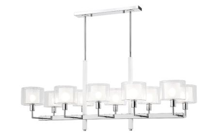 Люстра на штанге Crystal Lux Maestro (Маестро) MAESTRO SP-PL10 L1100 CHROME