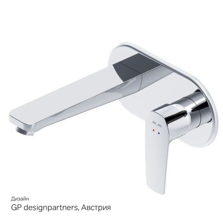 Смеситель для раковины Am.Pm Gem F90A72200 встраиваемый в стену хром