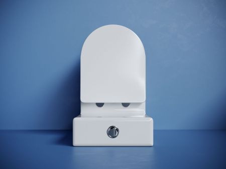 Унитаз напольный с бачком Ceramica Nova METROPOL CN4001T белый с сиденьем микролифт безободковый смыв торнадо