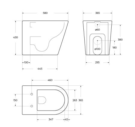 Унитаз приставной BelBagno FLAY BB1003CB-TOR/SC белый с сиденьем микролифт безободковый смыв торнадо