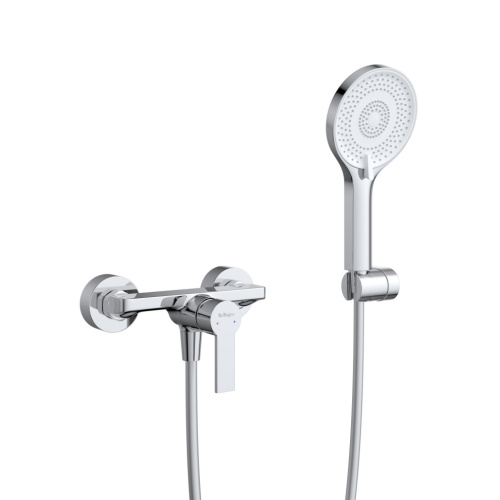 Комплект смесителей BelBagno AURORA AURORA-ESDM/LVM-CRM настенный хром - фото 5