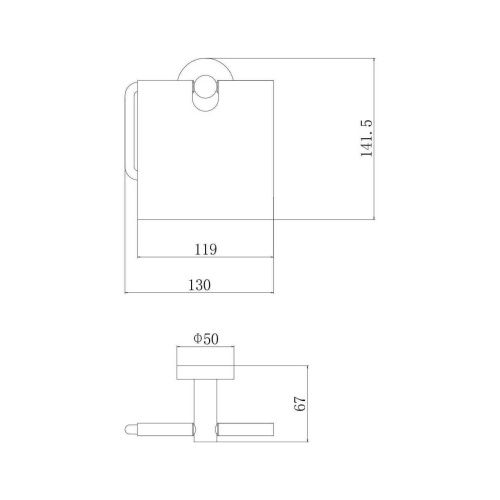 Бумагодержатель Fashun A51503 - фото 3