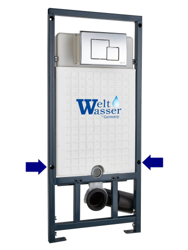 Кнопка смыва WeltWasser WW MARBERG 507 SE MT-BL (10000010239) - фото 3