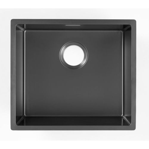 Кухонная мойка Grandex Aqua 5010863 49х44 цвет графит поверхность матовая - фото 5