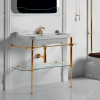 Консоль под раковину Kerasan Waldorf 9196K2oro 100х60 напольная цвет золото