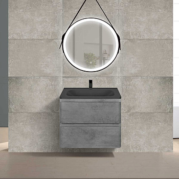 Тумба под раковину Vincea Vico VMC-2V600BT 59х47х50 подвесная цвет серый