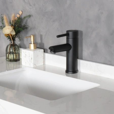 Смеситель Gid Cascada Berlin SS080-BM-K (SS080BMK) на раковину черный матовый