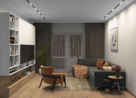 Трековый светодиодный светильник Denkirs Smart Linear (Смарт Линеар) DK8003-BK