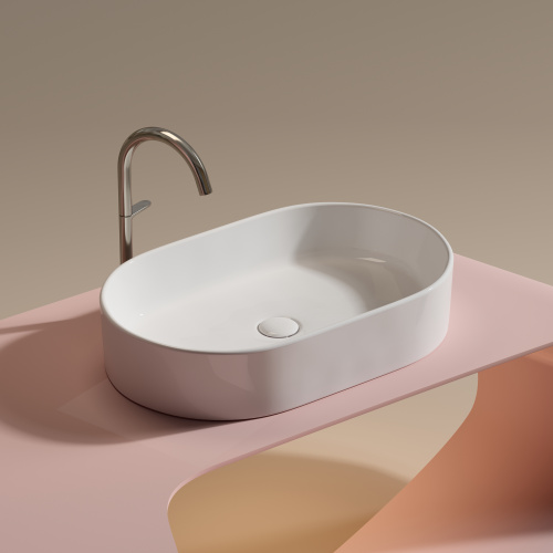 Раковина Ceramica Nova ELEMENT 61 см CN6048 накладная цвет белый - фото 5