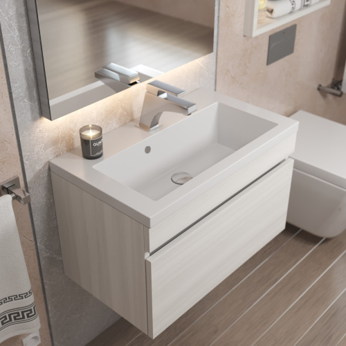 Тумба с раковиной Uperwood Eva 3930313468 57x47,5x35,4 - фото 5