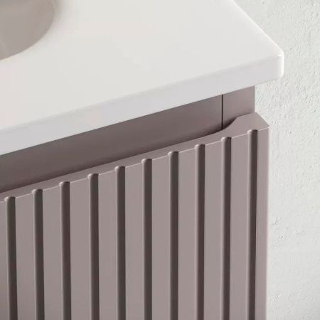 Тумба под раковину Sancos SNOB T SNT100LSM 100х40 подвесная цвет бежевый