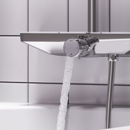 Душевая стойка Damixa Merkur 940730000 настенная цвет хром