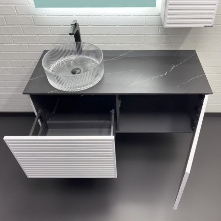 Тумба с раковиной Comforty Геленджик 00-00017877CF 120х50 подвесная цвет белый