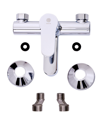 Душевая стойка OneLife P07-844cr настенная цвет хром