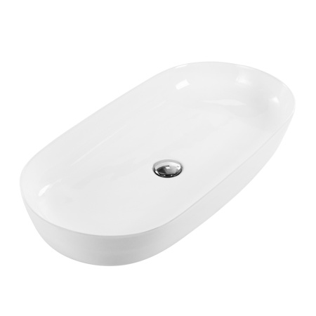 Раковина BelBagno  BB1349 накладная цвет белый глянцевый