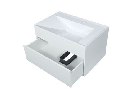 Тумба с раковиной Uperwood Lotus Premium 39340207460 80х50 цвет белый