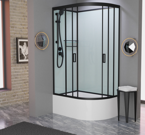 Душевая кабина Frank 152009 120х80 без крыши ориентация левая - фото 2 Душевая кабина Frank 152009 120х80 без крыши ориентация левая - фото 2