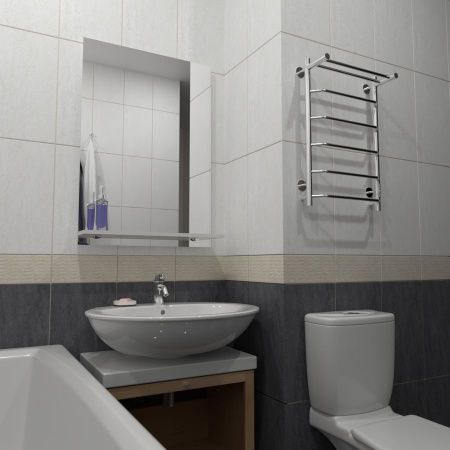 Полотенцесушитель Тругор Пэк Пэксп6П80х5032 55х80 электрический хром