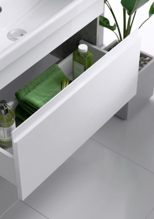 Тумба под раковину Aqwella Y SRT0106BS 60х40 подвесная цвет серый