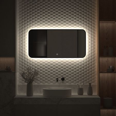 Зеркало с подсветкой Defesto AURA DF 2965SH 100х50 подвесное