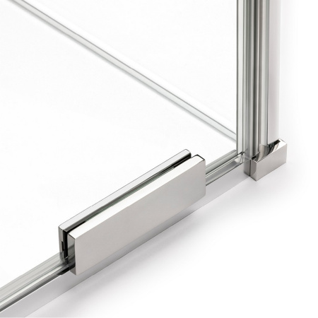 Душевая шторка на ванну New Trendy SMART EXK-4104 140х150 стекло прозрачное профиль хром глянцевый ориентация универсальная