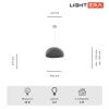 Светильник подвесной Lightera STONE (СТОНЕ) LE206L-400S