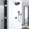 Душевая система Vincea Inspire VSFW-3I22MT3RGM встраиваемая в стену цвет вороненая сталь с термостатом