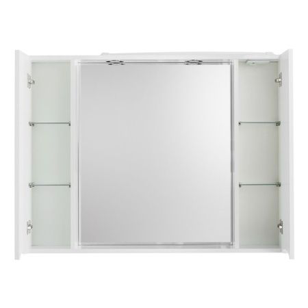 Зеркало-шкаф BelBagno Fly-Marino MARINO-SPC-1000/750-2A-BL-P 100х80 подвесной цвет белый