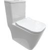 Унитаз-компакт напольный с бачком Тритон Mono Щ0000057977 белый с сиденьем микролифт безободковый каскадный смыв