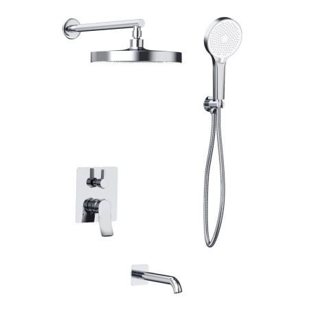 Душевая система Haiba HB80553 встраиваемая в стену цвет хром