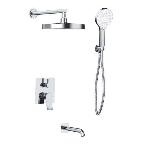 Душевая система Haiba HB80553 встраиваемая в стену цвет хром - фото 2