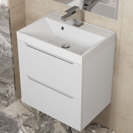 Тумба под раковину Uperwood Tanos 2930205147 50х30 подвесная цвет белый