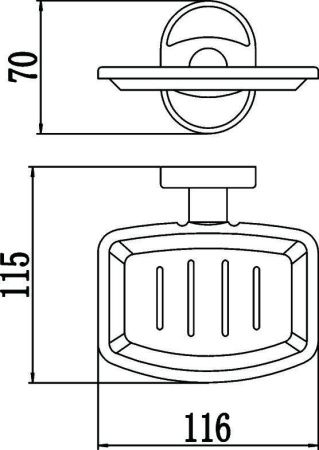 Мыльница Savol S-007003
